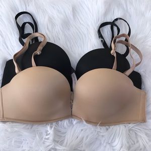 New Bombshell strapless Victoria's Secret bras.